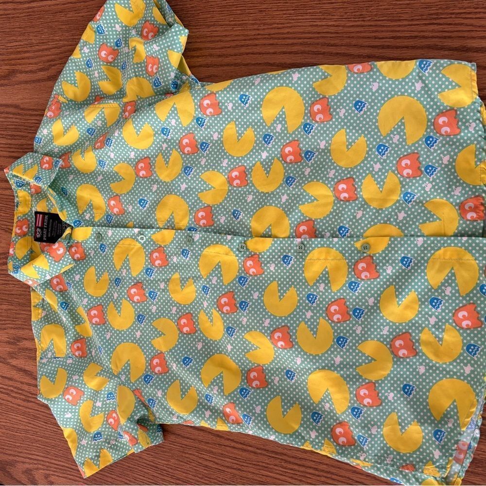 Phat Farm Pac-Man Shirt with Yellow and Orange